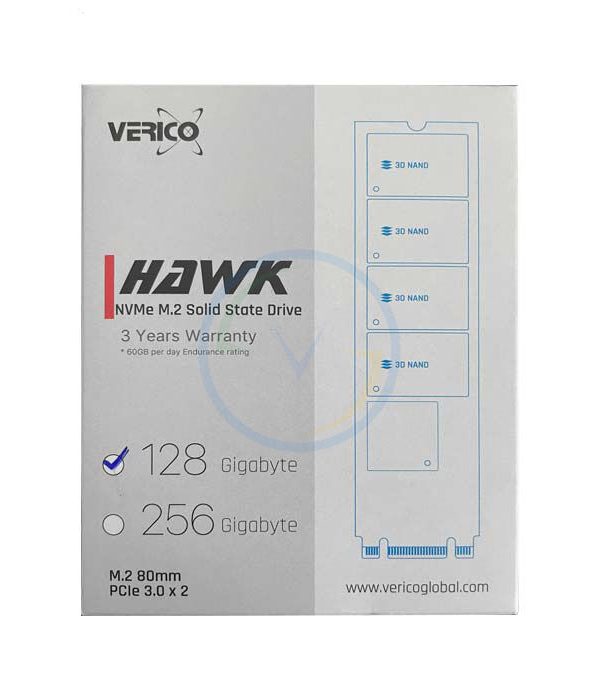 Alternative view of Ổ cứng SSD 128G Verico Hawk NVMe PCIe Gen3x2 M.2 2280