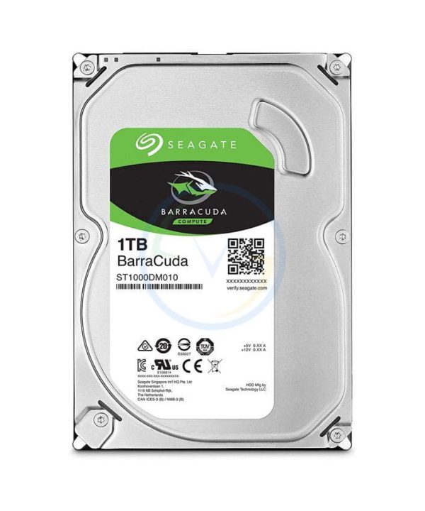 Ổ cứng HDD Seagate Barracuda 1TB 3.5 inch 7200RPM, SATA3, 64MB Cache (ST1000DM010)