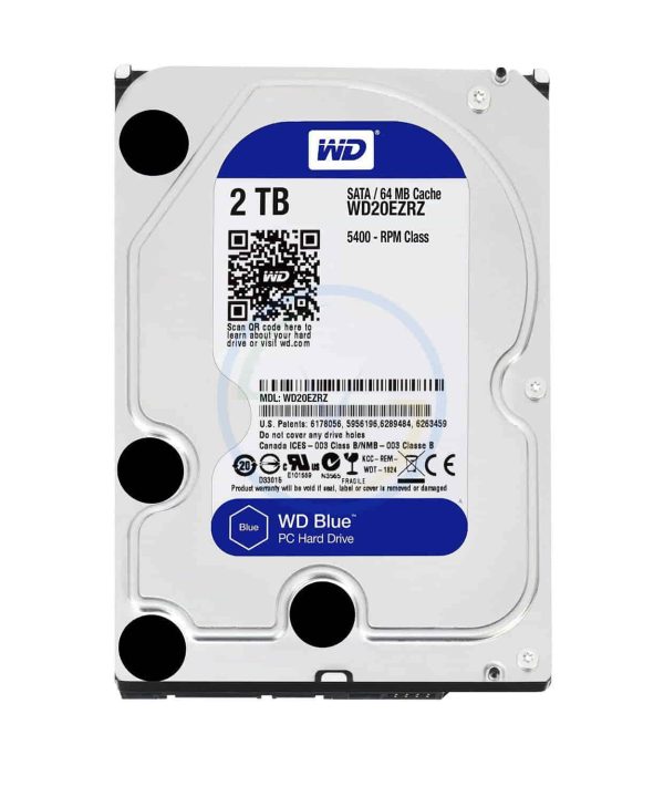 Ổ cứng HDD WD 2TB Blue 3.5 inch, 5400RPM, SATA3, 256MB Cache