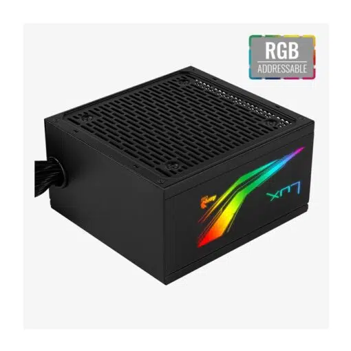 Bán Nguồn máy tính Aerocool LUX RGB 650W 80 Plus Bronze Certified, Fan 12, LED RGB - Hình ảnh 2