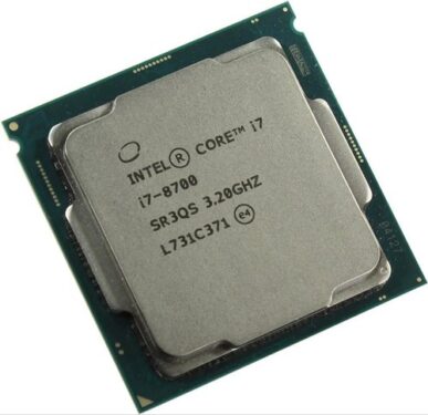 CPU Intel Core i7 8700