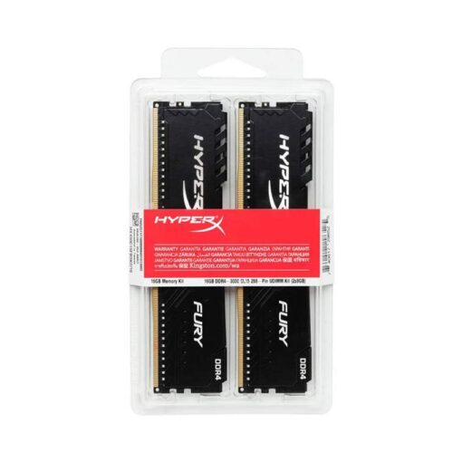 Ram 4 Kingston HyperX Fury Black 16GB bus