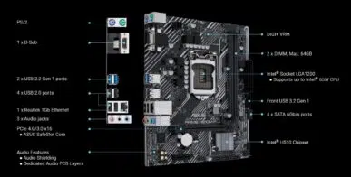 Mainboard ASUS PRIME H510M-F