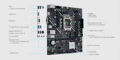 Mainboard Asus PRIME H610M-K D4