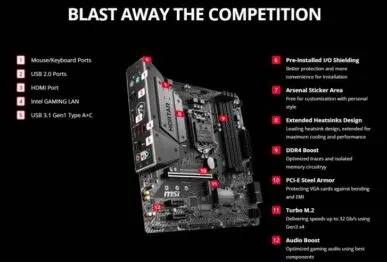 Mainboard MSI MAG B365M MORTAR