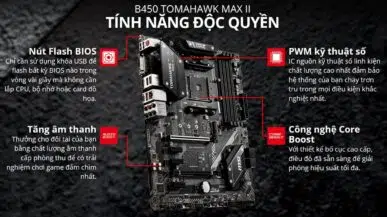 Mainboard MSI B450 TOMAHAWK MAX II