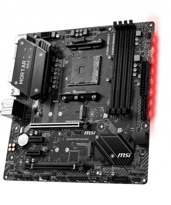 Mainboard MSI B450M MORTAR MAX (AMD B450, Socket AM4, m-ATX, 4 khe RAM DDR4) 16 Mainboard MSI B450M MORTAR MAX
