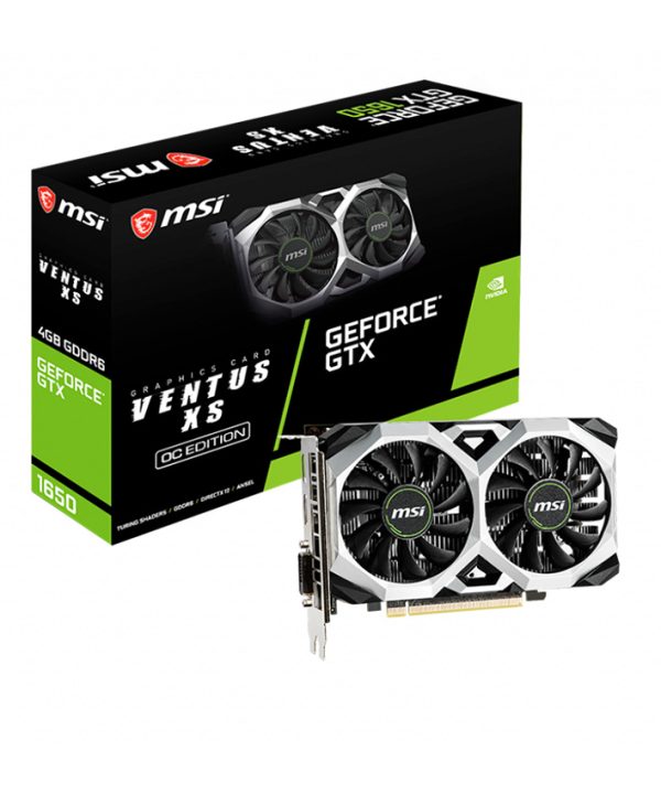 VGA MSI GTX 1650 D6 VENTUS XS 4G OC