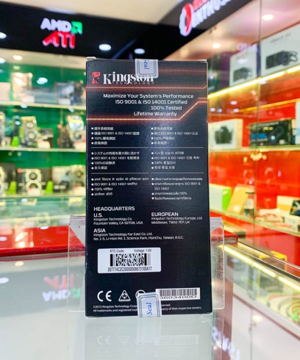 Ram Kingston 4G DDR3 1600MHz