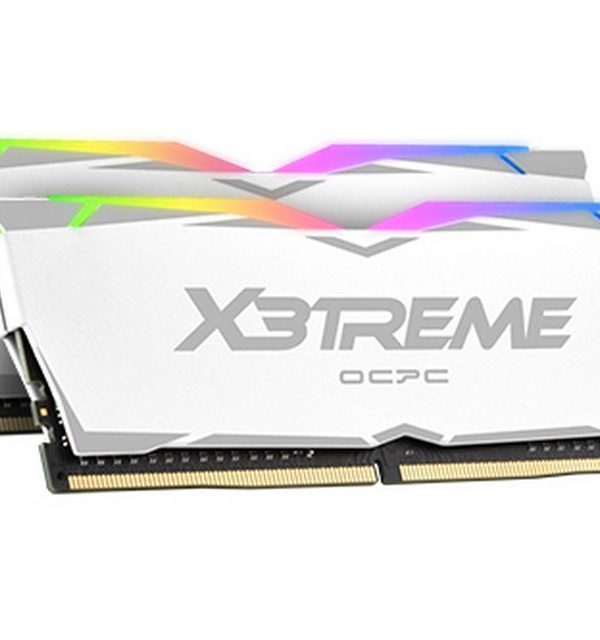 Ram DDR4 X3treme Aura RGB 3200C 16GB White