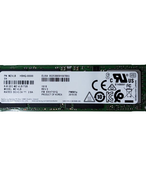 Ổ cứng SSD Samsung PM981a M2-PCIe 512GB