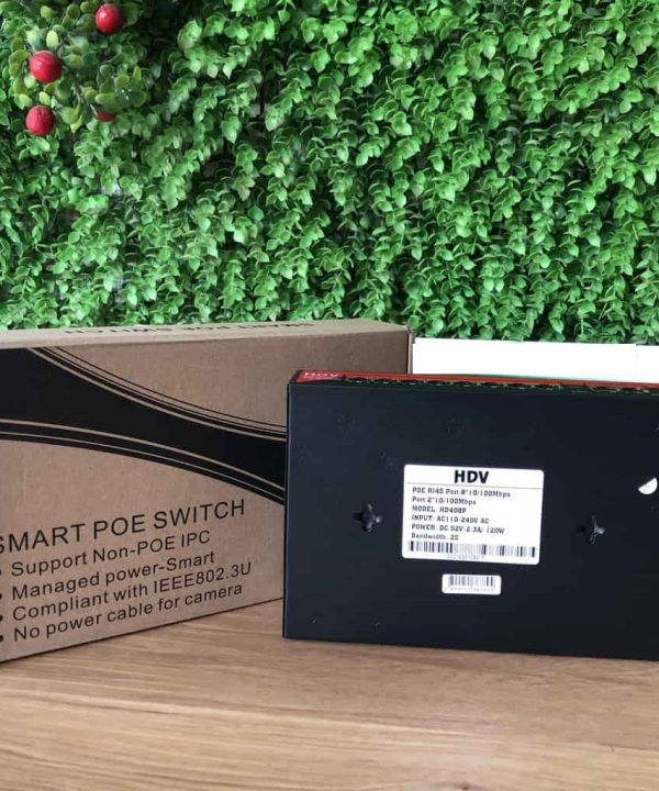 Switch POE 8 Cổng Model HD408P