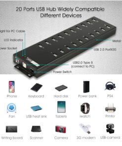 Hub Usb 20 Port SIPOLAR A-805P