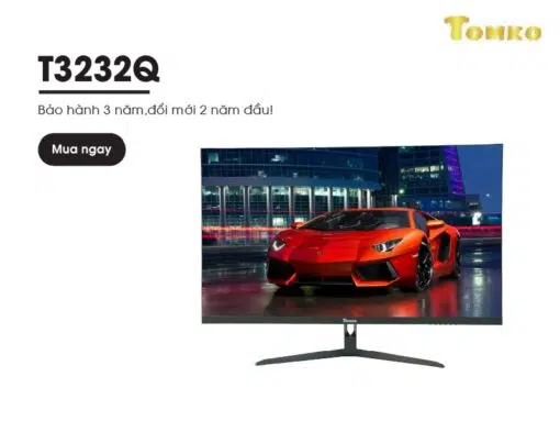 Màn máy tính 32" QHD Tomko T3232Q