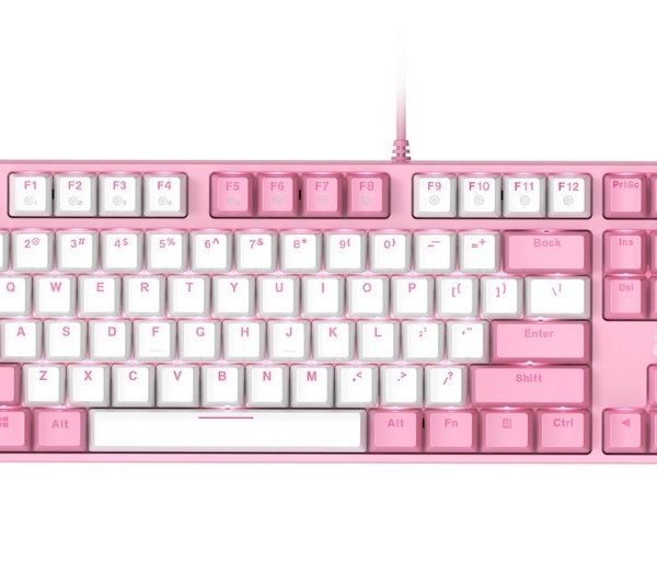 Bàn phím DARE-U EK87 Pink White