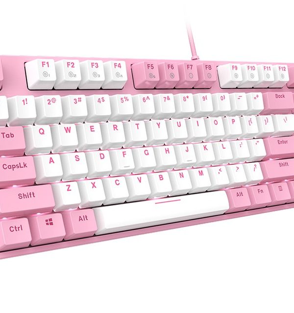 Bàn phím DARE-U EK87 Pink White